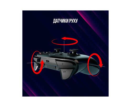 Геймпад Lorgar TRIX-510 PC iOS13 Android PS3 Bluetooth Black (LRG-GP510), изображение 6 Геймпад Lorgar TRIX-510 PC iOS13 Android PS3 Bluetooth Black (LRG-GP510), изображение 6