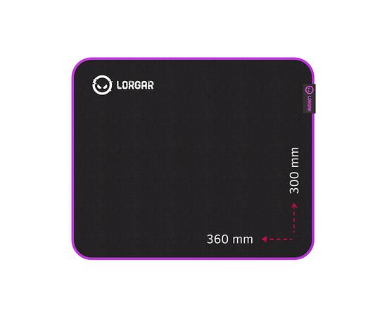 Коврик для мышки Lorgar Main 313 Black/Purple (LRG-GMP313)