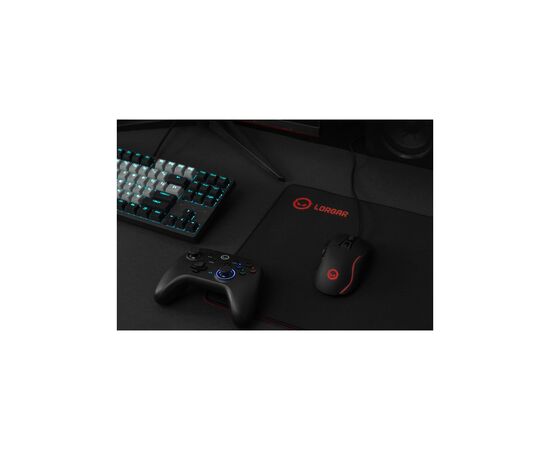 Коврик для мышки Lorgar Main 323 Black/Red (LRG-GMP323), изображение 12 Коврик для мышки Lorgar Main 323 Black/Red (LRG-GMP323), изображение 12