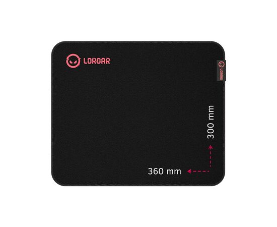 Коврик для мышки Lorgar Main 323 Black/Red (LRG-GMP323)