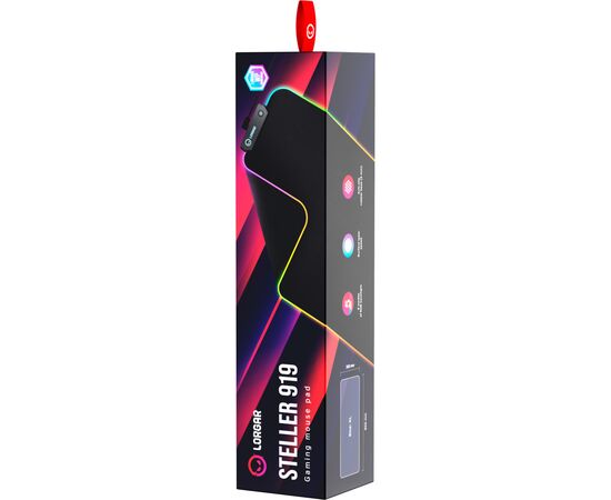 Коврик для мышки Lorgar Steller 919 RGB USB Black (LRG-GMP919), изображение 12 Коврик для мышки Lorgar Steller 919 RGB USB Black (LRG-GMP919), изображение 12