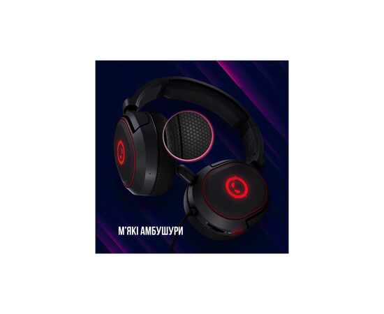 Навушники Lorgar Kaya 460 Gaming RGB USB Black (LRG-GHS460), зображення 11 Навушники Lorgar Kaya 460 Gaming RGB USB Black (LRG-GHS460), зображення 11
