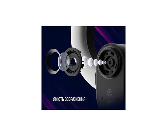 Веб-камера Lorgar Circulus 910 Streaming 5MP 1944 Auto Focus Stereo (LRG-SC910), изображение 5 Веб-камера Lorgar Circulus 910 Streaming 5MP 1944 Auto Focus Stereo (LRG-SC910), изображение 5
