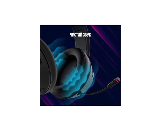 Навушники Lorgar Noah 500 Wireless Gaming Black (LRG-GHS500), зображення 5 Навушники Lorgar Noah 500 Wireless Gaming Black (LRG-GHS500), зображення 5