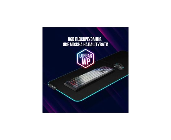Клавиатура Lorgar Azar 514 RGB USB UA Black (LRG-GK514B-UA), изображение 7 Клавиатура Lorgar Azar 514 RGB USB UA Black (LRG-GK514B-UA), изображение 7