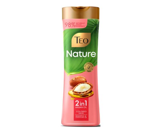 Шампунь Teo Beauty Nature 2 in 1 Argan Oil Shampoo & Conditioner 350 мл (3800024046773)