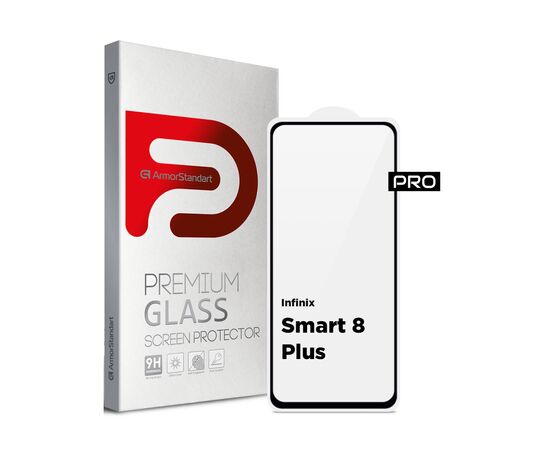 Стекло защитное Armorstandart Pro Infinix Smart 8 Plus Black (ARM73825)
