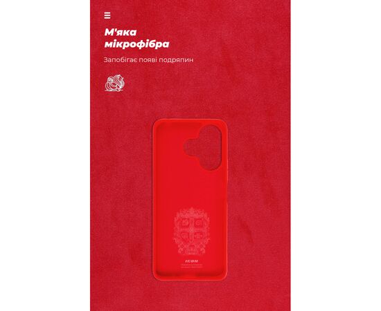 Чохол до мобільного телефона Armorstandart ICON Xiaomi Redmi 13 4G / Poco M6 4G Red (ARM78264), зображення 4