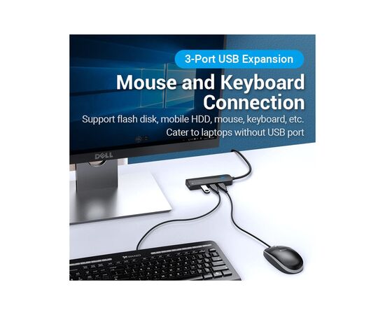 Концентратор Vention USB 3.0 to 3хUSB 3.0/2хTRS Audio/USB Micro 1.0m (CHIBF), изображение 4 Концентратор Vention USB 3.0 to 3хUSB 3.0/2хTRS Audio/USB Micro 1.0m (CHIBF), изображение 4