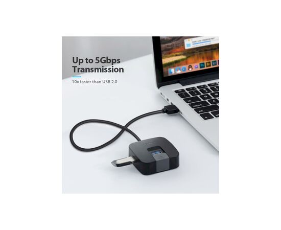 Концентратор Vention USB 3.0 to 4хUSB 3.0 Black 1.0m (CHBBF), изображение 3 Концентратор Vention USB 3.0 to 4хUSB 3.0 Black 1.0m (CHBBF), изображение 3