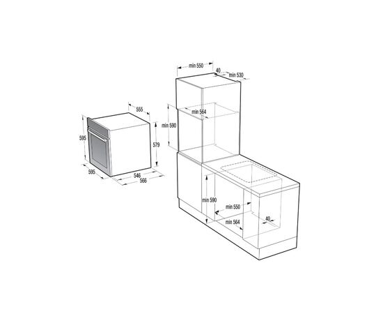 Духовой шкаф Gorenje BOP798S54X, изображение 11 Духовой шкаф Gorenje BOP798S54X, изображение 11