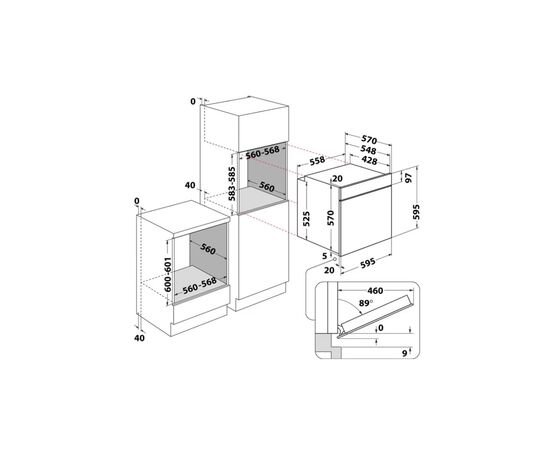 Духовой шкаф Indesit IFW6230IX, изображение 5 Духовой шкаф Indesit IFW6230IX, изображение 5
