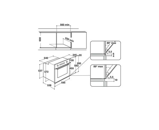 Духовой шкаф Whirlpool AKZ96270IX, изображение 7 Духовой шкаф Whirlpool AKZ96270IX, изображение 7
