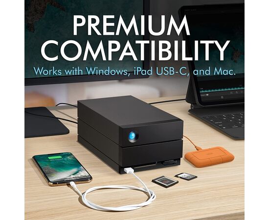 Внешний жесткий диск 3.5" 40TB LaCie (STLG40000400), изображение 6 Внешний жесткий диск 3.5" 40TB LaCie (STLG40000400), изображение 6