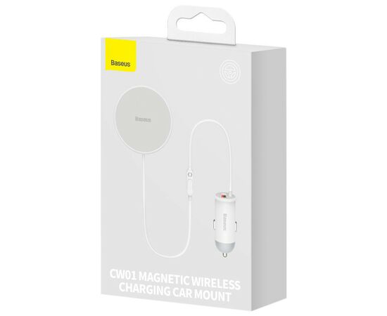 Універсальний автотримач Baseus CW01 Magnetic Wireless 40W (SUCX040102), зображення 7 Універсальний автотримач Baseus CW01 Magnetic Wireless 40W (SUCX040102), зображення 7