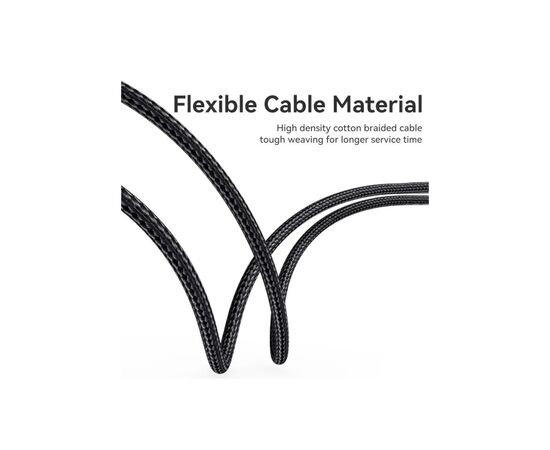 Кабель мультимедийный USB-C 3.1 to HDMI 1.5m 4K 60 Гц Thunderbolt 3 HDCP2.2 PVC Black Vention (CRBBG), изображение 8