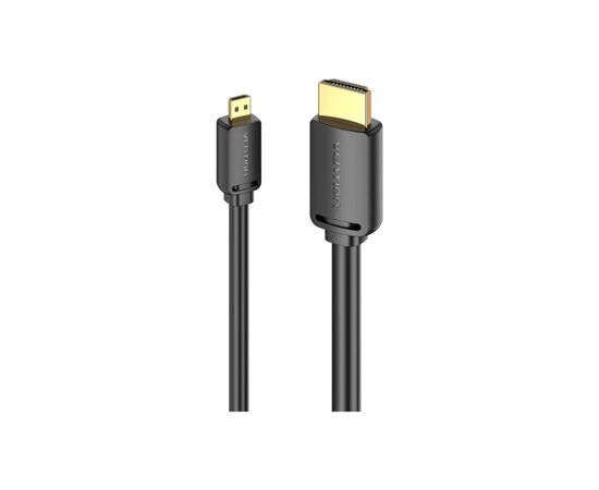 Кабель мультимедийный HDMI to Micro HDMI 1.5m V2.0 4K 60Hz 18Gbps HDR Dolby Vention (AGIBG), изображение 2 Кабель мультимедийный HDMI to Micro HDMI 1.5m V2.0 4K 60Hz 18Gbps HDR Dolby Vention (AGIBG), изображение 2