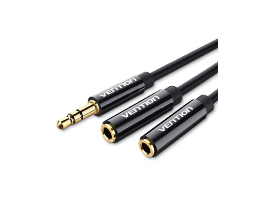 Кабель мультимедийный Jack 3.5mm M to 2X 3.5mm F Stereo Splitter Vention (BBSBY)
