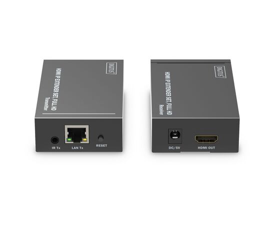 Адаптер Digitus HDMI via CAT6 120m Full HD IP IR (DS-55517), изображение 2 Адаптер Digitus HDMI via CAT6 120m Full HD IP IR (DS-55517), изображение 2