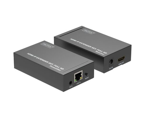 Адаптер Digitus HDMI via CAT6 120m Full HD IP IR (DS-55517)