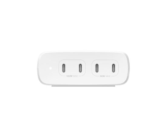 Зарядное устройство Belkin 4хUSB-С GAN PD PPS 200W white (WCH015VFWH), изображение 2 Зарядное устройство Belkin 4хUSB-С GAN PD PPS 200W white (WCH015VFWH), изображение 2