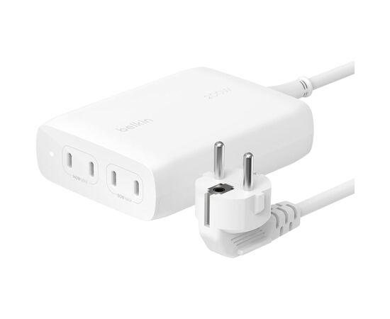 Зарядное устройство Belkin 4хUSB-С GAN PD PPS 200W white (WCH015VFWH)