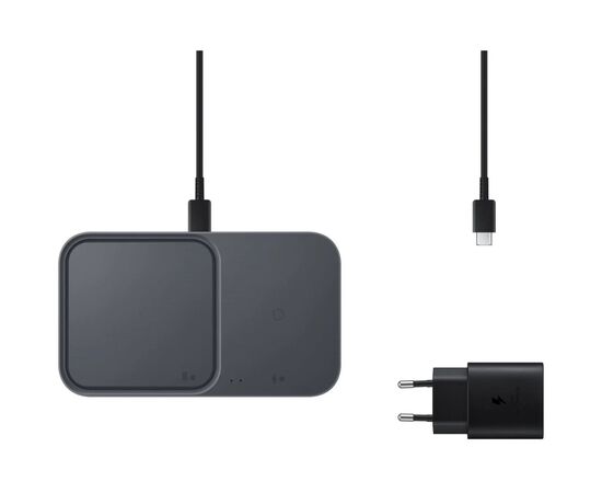 Зарядное устройство Samsung Duo 15W with Power Adaptor (EP-P5400TBEGEU), изображение 7 Зарядное устройство Samsung Duo 15W with Power Adaptor (EP-P5400TBEGEU), изображение 7