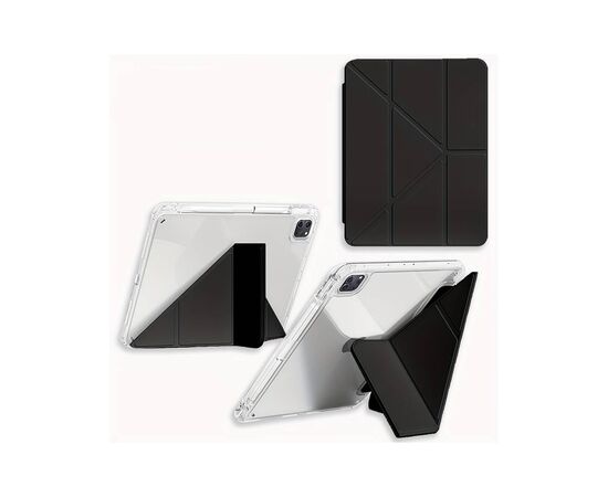Чехол для планшета BeCover Ultra Slim Origami Transparent Apple iPad Pro 11" M4 2024 Black (711689), изображение 2 Чехол для планшета BeCover Ultra Slim Origami Transparent Apple iPad Pro 11" M4 2024 Black (711689), изображение 2