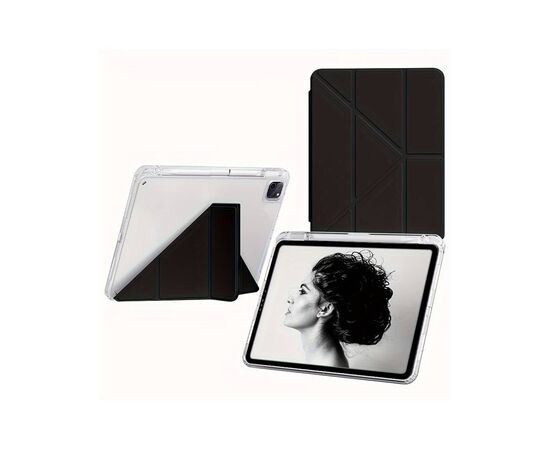 Чехол для планшета BeCover Ultra Slim Origami Transparent Apple iPad Pro 11" M4 2024 Black (711689), изображение 3 Чехол для планшета BeCover Ultra Slim Origami Transparent Apple iPad Pro 11" M4 2024 Black (711689), изображение 3