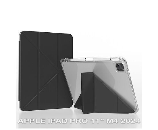 Чехол для планшета BeCover Ultra Slim Origami Transparent Apple iPad Pro 11" M4 2024 Black (711689)
