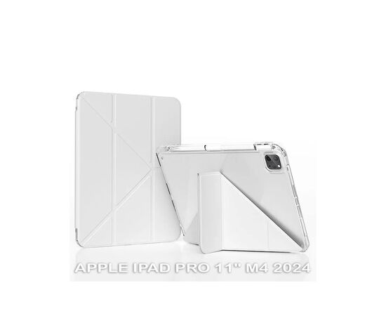 Чохол до планшета BeCover Ultra Slim Origami Transparent Apple iPad Pro 11" M4 2024 Gray (711690)