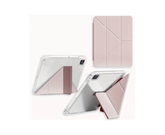 Чехол для планшета BeCover Ultra Slim Origami Transparent Apple iPad Pro 11" M4 2024 Pink (711691), изображение 3 Чехол для планшета BeCover Ultra Slim Origami Transparent Apple iPad Pro 11" M4 2024 Pink (711691), изображение 3