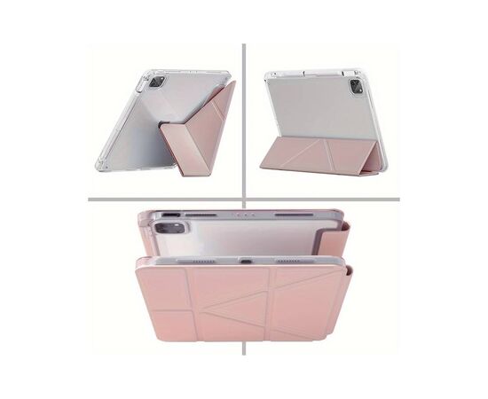Чехол для планшета BeCover Ultra Slim Origami Transparent Apple iPad Pro 11" M4 2024 Pink (711691), изображение 5 Чехол для планшета BeCover Ultra Slim Origami Transparent Apple iPad Pro 11" M4 2024 Pink (711691), изображение 5