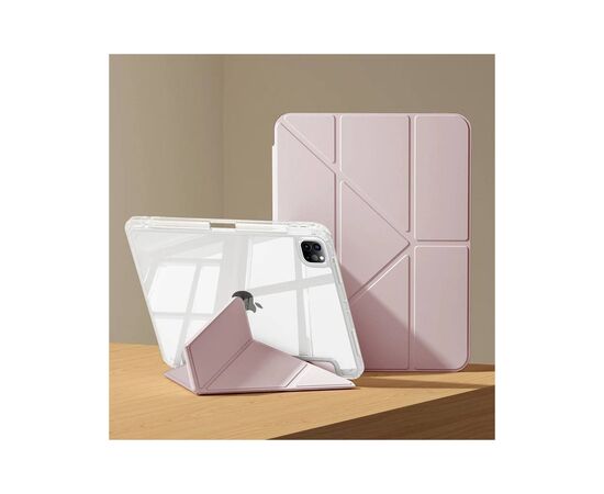 Чехол для планшета BeCover Ultra Slim Origami Transparent Apple iPad Pro 11" M4 2024 Pink (711691), изображение 6 Чехол для планшета BeCover Ultra Slim Origami Transparent Apple iPad Pro 11" M4 2024 Pink (711691), изображение 6