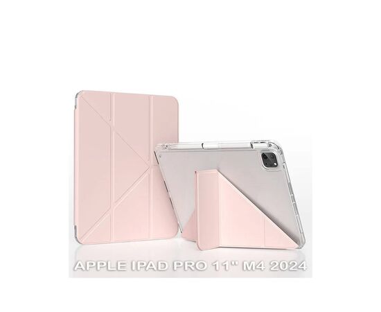 Чохол до планшета BeCover Ultra Slim Origami Transparent Apple iPad Pro 11" M4 2024 Pink (711691)