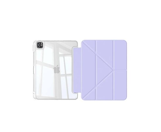 Чехол для планшета BeCover Ultra Slim Origami Transparent Apple iPad Pro 11" M4 2024 Purple (711692), изображение 5 Чехол для планшета BeCover Ultra Slim Origami Transparent Apple iPad Pro 11" M4 2024 Purple (711692), изображение 5