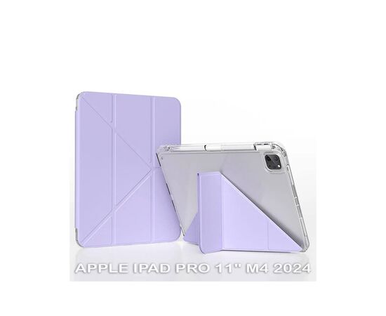 Чехол для планшета BeCover Ultra Slim Origami Transparent Apple iPad Pro 11" M4 2024 Purple (711692)