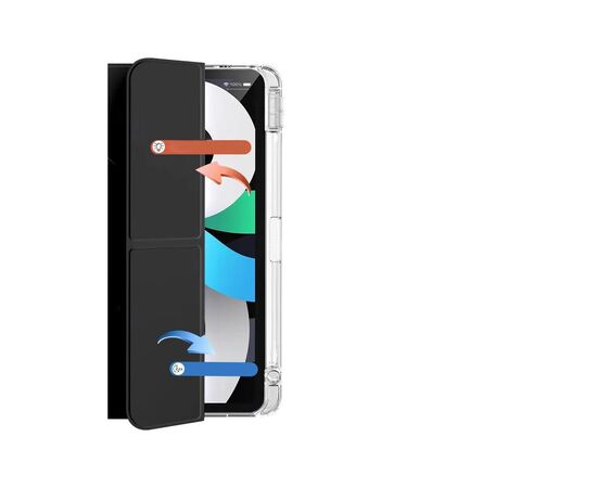 Чехол для планшета BeCover Ultra Slim Origami Transparent Apple iPad Pro 12.9 2020/2021/2022 Black (711694), изображение 5 Чехол для планшета BeCover Ultra Slim Origami Transparent Apple iPad Pro 12.9 2020/2021/2022 Black (711694), изображение 5