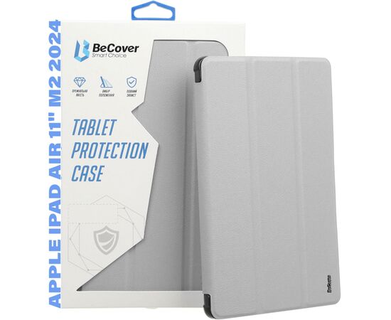 Чехол для планшета BeCover Soft Edge TPU Apple iPad Air 11" M2 2024 Gray (711705), изображение 6