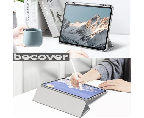 Чехол для планшета BeCover Soft Edge TPU Apple iPad Pro 11" M4 2024 Gray (711715), изображение 4 Чехол для планшета BeCover Soft Edge TPU Apple iPad Pro 11" M4 2024 Gray (711715), изображение 4