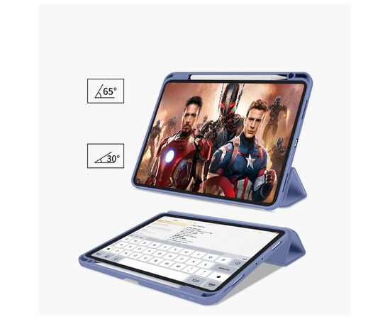 Чехол для планшета BeCover Soft Edge TPU Apple iPad Pro 12.9 2020/2021/2022 Purple (711710), изображение 4 Чехол для планшета BeCover Soft Edge TPU Apple iPad Pro 12.9 2020/2021/2022 Purple (711710), изображение 4
