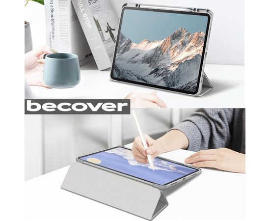 Чехол для планшета BeCover Soft Edge TPU Apple iPad Pro 13" M4 2024 Gray (711718), изображение 4 Чехол для планшета BeCover Soft Edge TPU Apple iPad Pro 13" M4 2024 Gray (711718), изображение 4