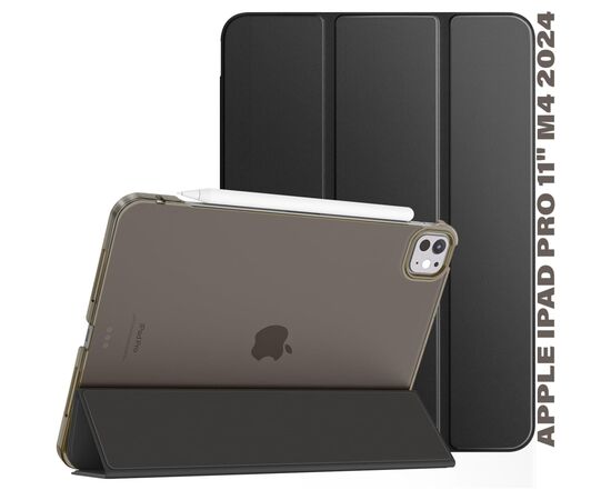 Чехол для планшета BeCover Tri Fold Hard Apple iPad Pro 11" M4 2024 Black (711726)