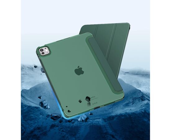 Чехол для планшета BeCover Tri Fold Hard Apple iPad Pro 11" M4 2024 Dark Green (711727), изображение 3 Чехол для планшета BeCover Tri Fold Hard Apple iPad Pro 11" M4 2024 Dark Green (711727), изображение 3