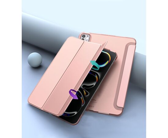 Чехол для планшета BeCover Tri Fold Hard Apple iPad Pro 11" M4 2024 Pink (711728), изображение 3 Чехол для планшета BeCover Tri Fold Hard Apple iPad Pro 11" M4 2024 Pink (711728), изображение 3