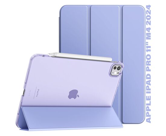 Чехол для планшета BeCover Tri Fold Hard Apple iPad Pro 11" M4 2024 Purple (711729)