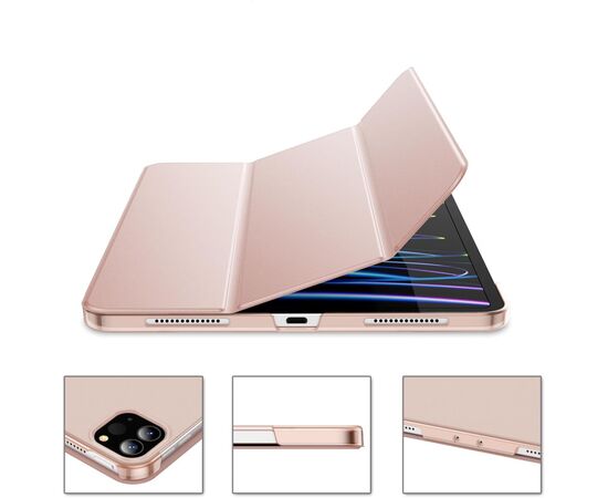Чехол для планшета BeCover Tri Fold Hard Apple iPad Pro 12.9 2020/2021/2022 Pink (711721), изображение 3 Чехол для планшета BeCover Tri Fold Hard Apple iPad Pro 12.9 2020/2021/2022 Pink (711721), изображение 3