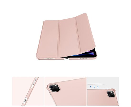 Чехол для планшета BeCover Tri Fold Hard Apple iPad Pro 12.9 2020/2021/2022 Pink (711721), изображение 4 Чехол для планшета BeCover Tri Fold Hard Apple iPad Pro 12.9 2020/2021/2022 Pink (711721), изображение 4