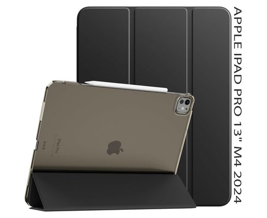 Чехол для планшета BeCover Tri Fold Hard Apple iPad Pro 13" M4 2024 Black (711730)