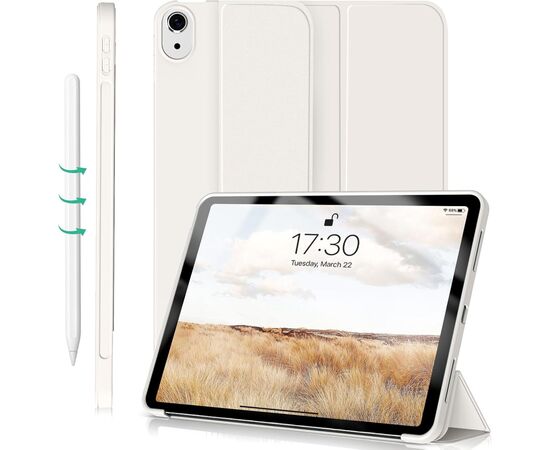Чехол для планшета BeCover Tri Fold Soft TPU Silicone Apple iPad Air 11" M2 2024 Beige (711735)